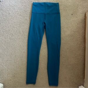 Lululemon blue Wunder Train high-rise tight 25”